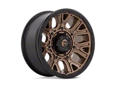 Fuel Wheels Traction Matte Bronze with Black Ring 8-Lug Wheel; 20x9; 1mm Offset (11-16 F-250 Super Duty)