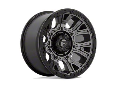 Fuel Wheels Traction Matte Gunmetal with Black Ring 8-Lug Wheel; 20x10; -18mm Offset (11-16 F-250 Super Duty)