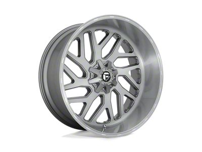 Fuel Wheels Triton Platinum Brushed Gunmetal with Tinted Clear 8-Lug Wheel; 26x12; -44mm Offset (11-16 F-250 Super Duty)