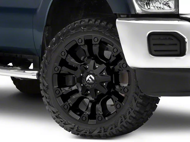 Fuel Wheels Vapor Matte Black 8-Lug Wheel; 22x10; -18mm Offset (11-16 F-250 Super Duty)