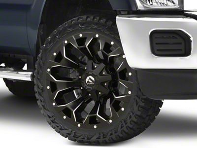 Fuel Wheels Assault Matte Black Milled 8-Lug Wheel; 22x12; -44mm Offset (11-16 F-350 Super Duty SRW)