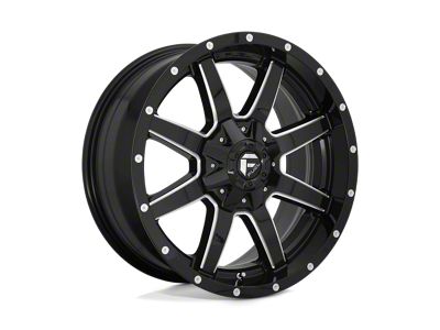 Fuel Wheels Maverick Gloss Black Milled 8-Lug Wheel; 18x9; 20mm Offset (11-16 F-350 Super Duty SRW)
