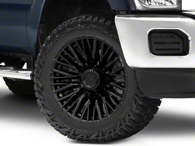 Fuel Wheels Rebar Blackout 8-Lug Wheel; 20x10; -18mm Offset (11-16 F-350 Super Duty SRW)