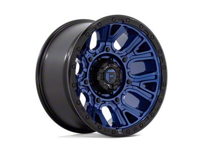 Fuel Wheels Traction Dark Blue with Black Ring 8-Lug Wheel; 20x10; -18mm Offset (11-16 F-350 Super Duty SRW)