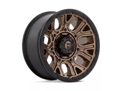 Fuel Wheels Traction Matte Bronze with Black Ring 8-Lug Wheel; 20x9; 1mm Offset (11-16 F-350 Super Duty SRW)
