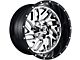 Fuel Wheels Triton Chrome with Gloss Black Lip 8-Lug Wheel; 20x10; -19mm Offset (11-16 F-350 Super Duty SRW)