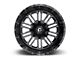 Fuel Wheels Hardline Gloss Black Milled 8-Lug Wheel; 22x12; -44mm Offset (11-14 Sierra 2500 HD)