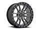 Fuel Wheels Rebel Matte Gunmetal with Black Ring 8-Lug Wheel; 20x10; -18mm Offset (11-14 Sierra 2500 HD)