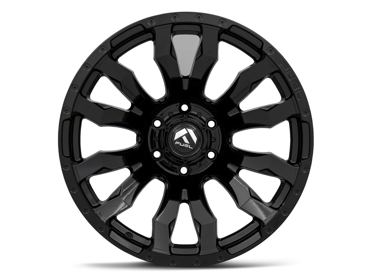 Fuel Wheels Sierra 1500 Blitz Gloss Black 6Lug Wheel; 18x9; 20mm