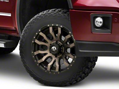 Fuel Wheels Blitz Matte Black Double Dark Tint 6-Lug Wheel; 18x9; 20mm Offset (14-18 Sierra 1500)