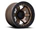 Fuel Wheels Block Beadlock Matte Bronze 6-Lug Wheel; 17x8.5; 0mm Offset (14-18 Sierra 1500)