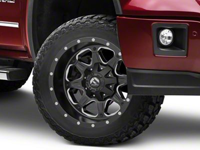 Fuel Wheels Boost Matte Black Milled 6-Lug Wheel; 20x9; 20mm Offset (14-18 Sierra 1500)