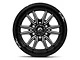 Fuel Wheels Clash Gloss Black Milled 6-Lug Wheel; 18x9; -12mm Offset (14-18 Sierra 1500)