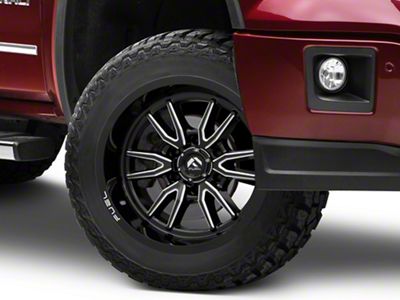 Fuel Wheels Clash Gloss Black Milled 6-Lug Wheel; 20x10; -18mm Offset (14-18 Sierra 1500)