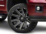 Fuel Wheels Contra Gloss Black Milled 6-Lug Wheel; 22x12; -43mm Offset (14-18 Sierra 1500)