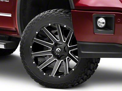 Fuel Wheels Contra Gloss Black Milled 6-Lug Wheel; 20x10; -18mm Offset (14-18 Sierra 1500)