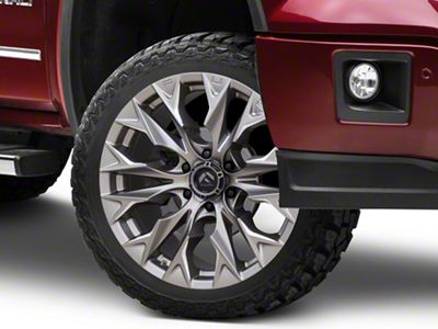 Fuel Wheels Flame Platinum 6-Lug Wheel; 22x10; -18mm Offset (14-18 Sierra 1500)