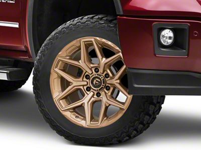 Fuel Wheels Flux Platinum Bronze 6-Lug Wheel; 20x9; 1mm Offset (14-18 Sierra 1500)