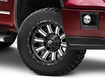 Fuel Wheels Hardline Gloss Black Milled 6-Lug Wheel; 18x9; 2mm Offset (14-18 Sierra 1500)