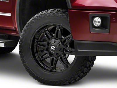 Fuel Wheels Hostage Gloss Black 6-Lug Wheel; 20x9; 1mm Offset (14-18 Sierra 1500)