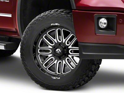 Fuel Wheels Ignite Gloss Black Milled 6-Lug Wheel; 20x10; -19mm Offset (14-18 Sierra 1500)