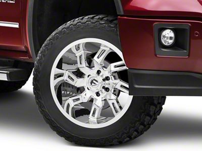 Fuel Wheels Lockdown Chrome 6-Lug Wheel; 20x10; -18mm Offset (14-18 Sierra 1500)
