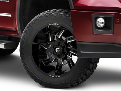 Fuel Wheels Lockdown Gloss Black Milled 6-Lug Wheel; 20x10; -18mm Offset (14-18 Sierra 1500)