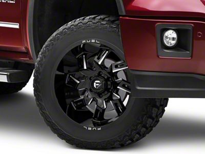 Fuel Wheels Lockdown Gloss Black Milled 6-Lug Wheel; 20x9; 1mm Offset (14-18 Sierra 1500)