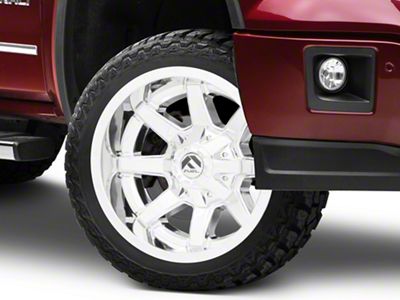 Fuel Wheels Maverick Chrome 6-Lug Wheel; 22x10; 10mm Offset (14-18 Sierra 1500)
