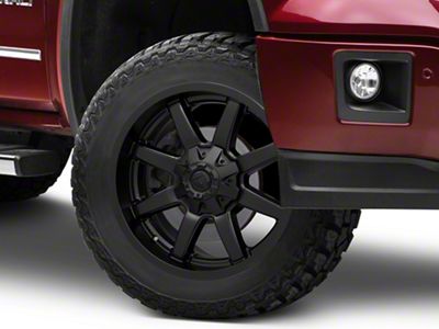 Fuel Wheels Maverick Satin Black 6-Lug Wheel; 20x9; 19mm Offset (14-18 Sierra 1500)