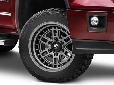 Fuel Wheels Nitro Matte Gunmetal 6-Lug Wheel; 17x9; 1mm Offset (14-18 Sierra 1500)