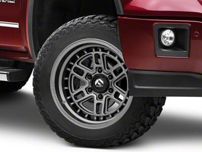 Fuel Wheels Nitro Matte Gunmetal 6-Lug Wheel; 20x9; 1mm Offset (14-18 Sierra 1500)