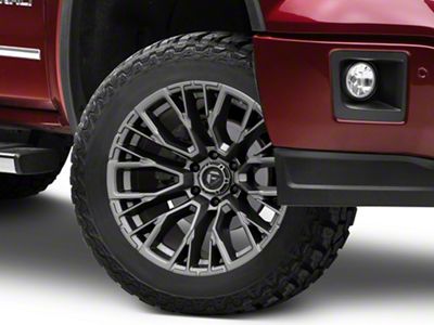 Fuel Wheels Rebar Matte Gunmetal 6-Lug Wheel; 20x10; -18mm Offset (14-18 Sierra 1500)