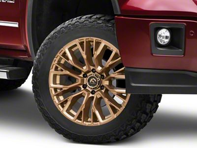 Fuel Wheels Rebar Platinum Bronze Milled 6-Lug Wheel; 20x9; 1mm Offset (14-18 Sierra 1500)