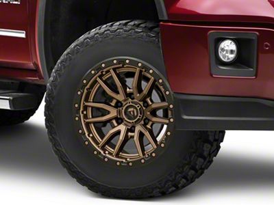 Fuel Wheels Rebel Matte Bronze with Black Bead Ring 6-Lug Wheel; 17x9; -12mm Offset (14-18 Sierra 1500)