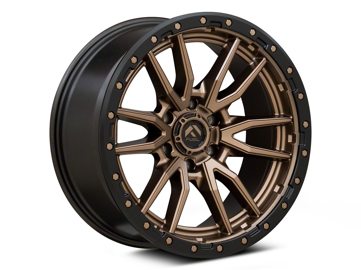 Fuel Wheels Sierra 1500 Rebel Matte Bronze 6-Lug Wheel; 20x9; 1mm 