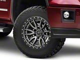 Fuel Wheels Rebel Matte Gunmetal with Black Bead Ring 6-Lug Wheel; 17x9; -12mm Offset (14-18 Sierra 1500)