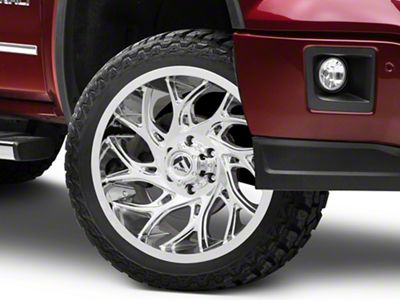 Fuel Wheels Runner Chrome 6-Lug Wheel; 24x12; -44mm Offset (14-18 Sierra 1500)