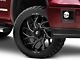 Fuel Wheels Runner Gloss Black Milled 6-Lug Wheel; 24x11; 0mm Offset (14-18 Sierra 1500)