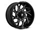 Fuel Wheels Runner Gloss Black Milled 6-Lug Wheel; 24x11; 0mm Offset (14-18 Sierra 1500)