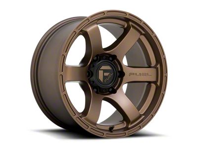 Fuel Wheels Rush Matte Bronze 6-Lug Wheel; 17x9; 1mm Offset (14-18 Sierra 1500)
