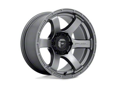 Fuel Wheels Rush Matte Gunmetal 6-Lug Wheel; 20x9; 1mm Offset (14-18 Sierra 1500)