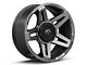 Fuel Wheels SFJ Matte Gunmetal 6-Lug Wheel; 22x14; -75mm Offset (14-18 Sierra 1500)