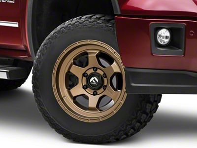 Fuel Wheels Shok Matte Bronze 6-Lug Wheel; 17x9; 1mm Offset (14-18 Sierra 1500)