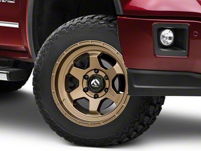 Fuel Wheels Shok Matte Bronze 6-Lug Wheel; 18x9; -12mm Offset (14-18 Sierra 1500)
