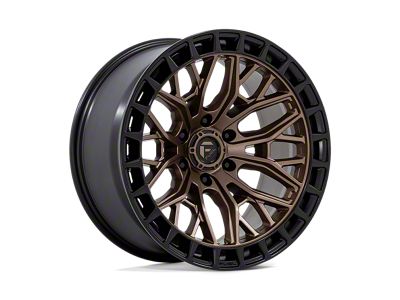 Fuel Wheels Sigma Matte Bronze with Matte Black Lip 6-Lug Wheel; 20x10; -18mm Offset (14-18 Sierra 1500)