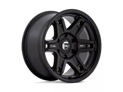Fuel Wheels Slayer Matte Black 6-Lug Wheel; 18x8.5; 1mm Offset (14-18 Sierra 1500)