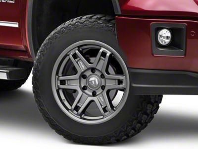 Fuel Wheels Slayer Matte Gunmetal 6-Lug Wheel; 18x8.5; 1mm Offset (14-18 Sierra 1500)