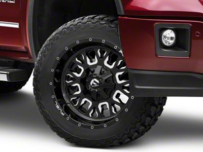 Fuel Wheels Stroke Gloss Black Milled 6-Lug Wheel; 20x9; 20mm Offset (14-18 Sierra 1500)