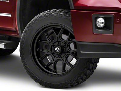 Fuel Wheels Tech Matte Black 6-Lug Wheel; 20x9; 20mm Offset (14-18 Sierra 1500)